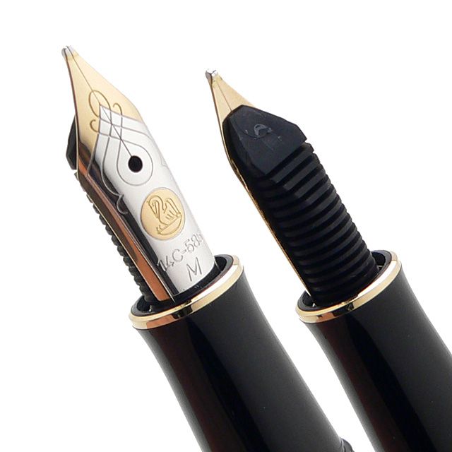 Pelikan（ペリカン）万年筆 スーベレーン M300 緑縞【ギフト化粧箱入りボトルインク付】