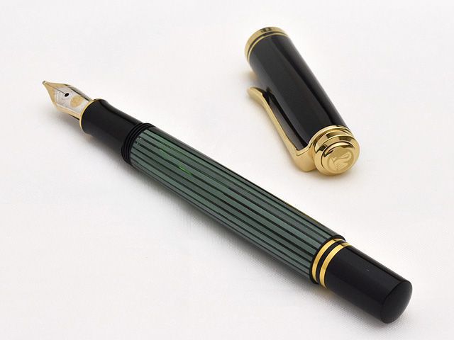 Pelikan ペリカン 万年筆 スーベレーン M300 緑縞 | 世界の筆記具ペン