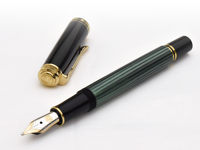 Pelikan ペリカン 万年筆 スーベレーン M300 緑縞 | 世界の筆記具ペンハウス