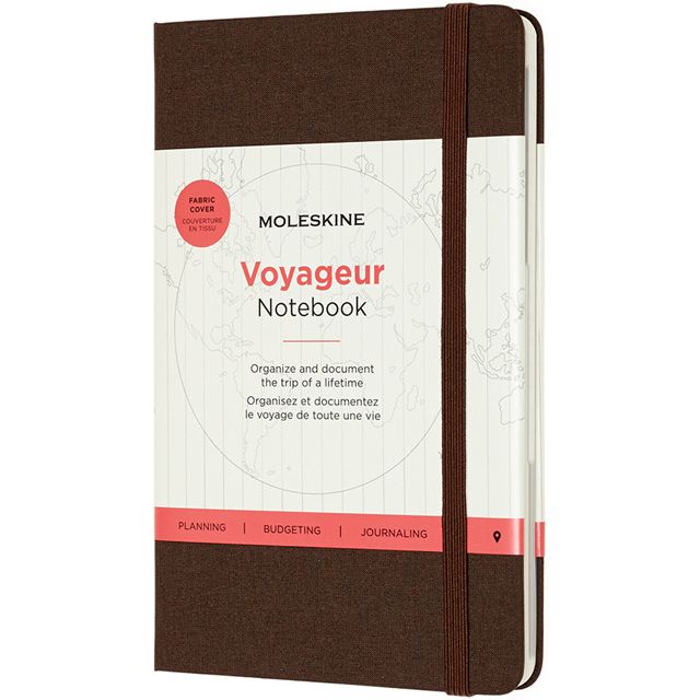 MOLESKINE（モレスキン） ノートブック ヴォヤジュール VN002P2 5180957 ミディアムサイズ コーヒーブラウン