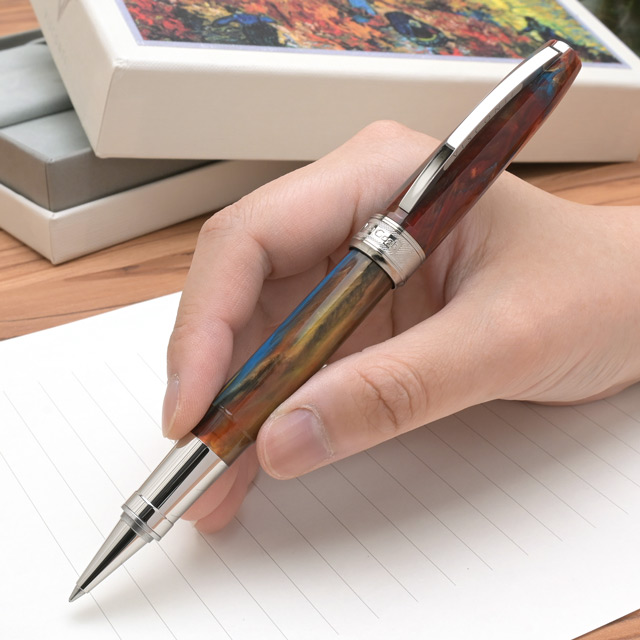 極美品】ビスコンティローラボールペン ヴァン ゴッホ 農婦のいる古い