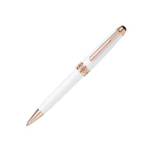 Montblanc モンブラン ボールペン マイスターシュテュック ホワイトソリテール レッドゴールド クラシック 世界の筆記具ペンハウス