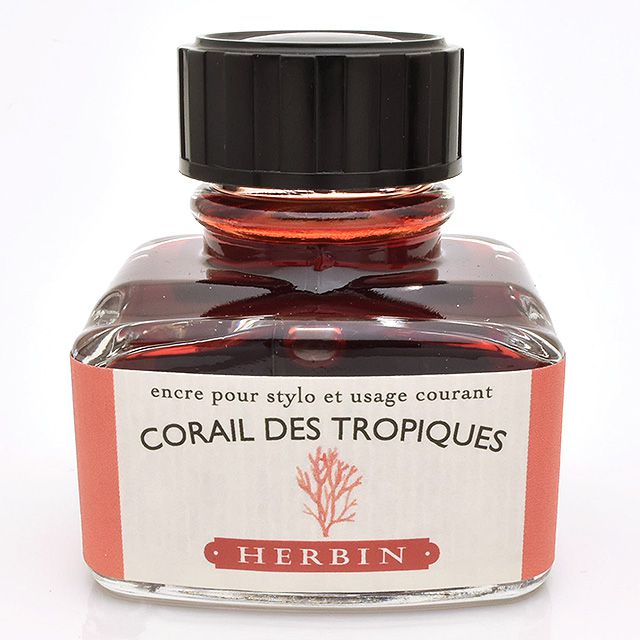 HERBIN（エルバン） ボトルインク トラディショナルインク30ml HB13059 トロピカルコーラル