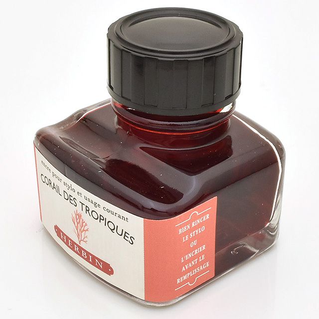 HERBIN（エルバン） ボトルインク トラディショナルインク30ml HB13059 トロピカルコーラル