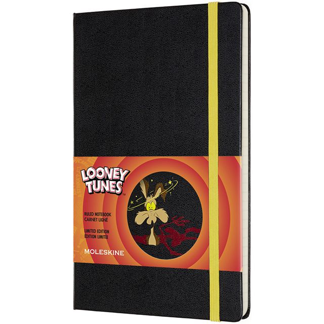 MOLESKINE（モレスキン） ノートブック 限定版 ルーニー・テューンズ LELTQP060WL 5181136 ラージサイズ ワイリー・コヨーテ 横罫