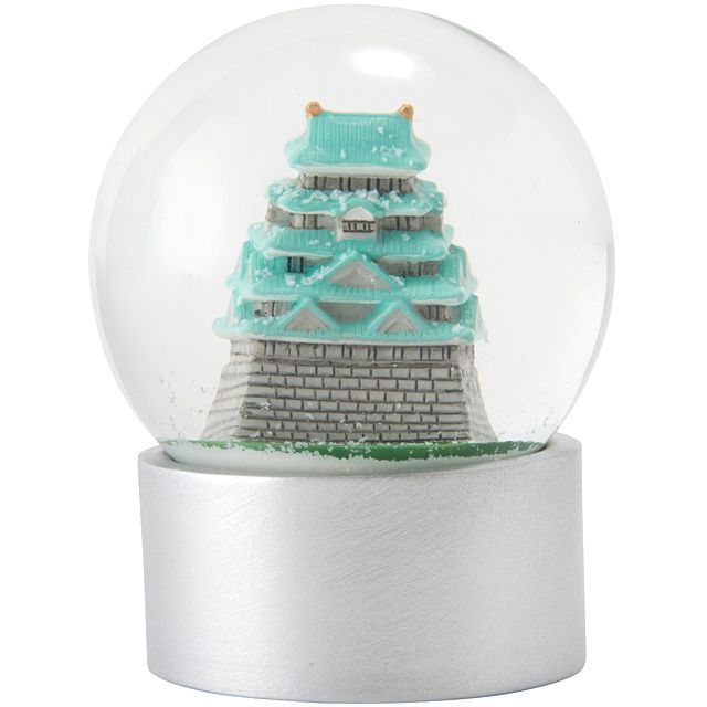 デスクアクセサリー Snow Globe スノーグローブ スノードーム 江戸城 世界の筆記具ペンハウス