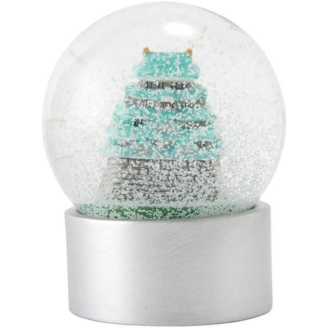デスクアクセサリー Snow Globe スノーグローブ スノードーム 江戸城 世界の筆記具ペンハウス
