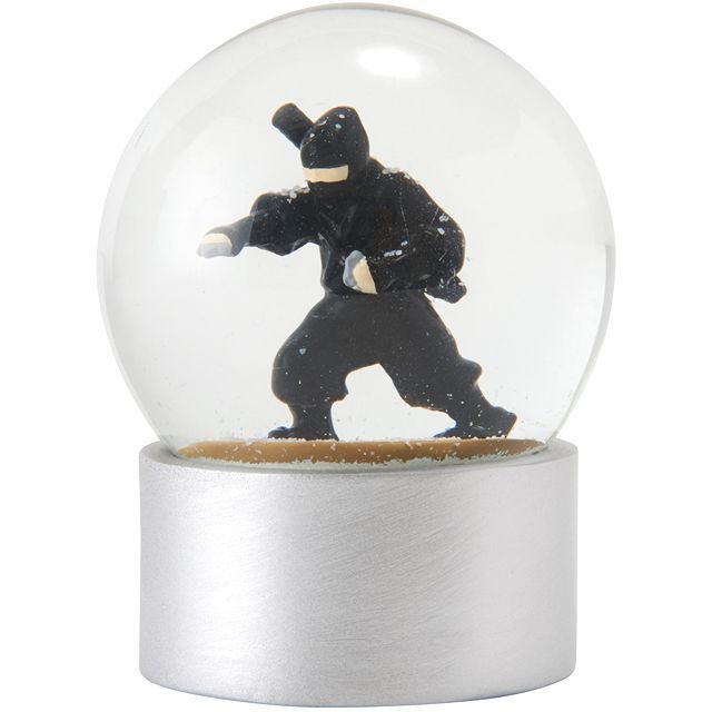 デスクアクセサリー Snow Globe（スノーグローブ） 720-004 スノードーム 忍者