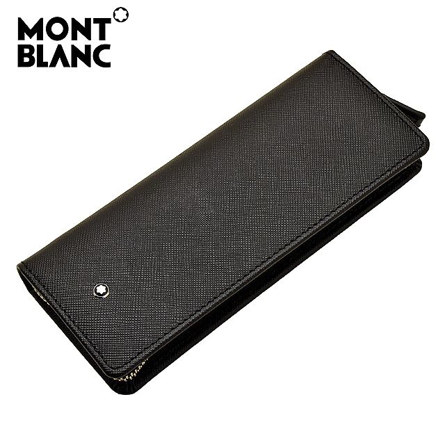 箱有 MONTBLANC モンブラン ポーチ レザー 型押し加工