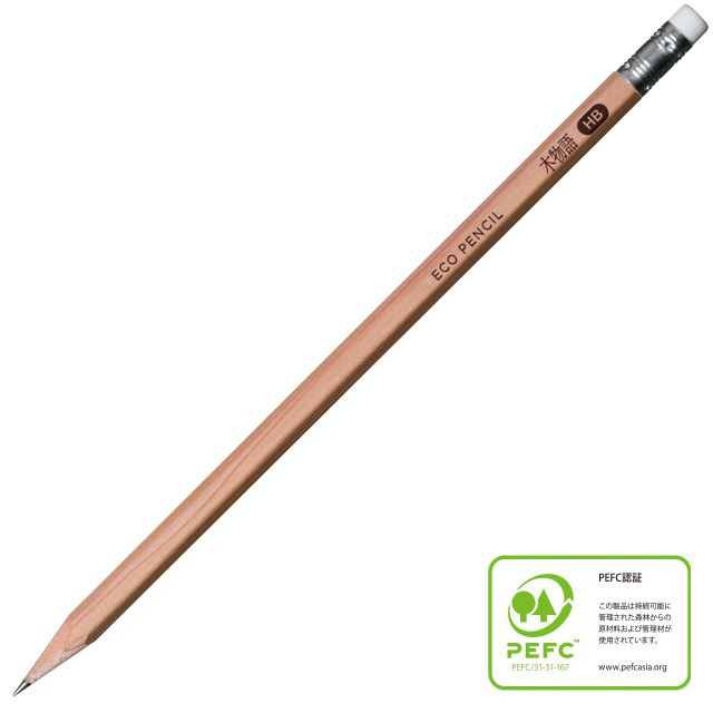TOMBOW（トンボ鉛筆） 鉛筆 森林認証鉛筆 S木物語 12本入り ゴム付鉛筆 LG-KSHB