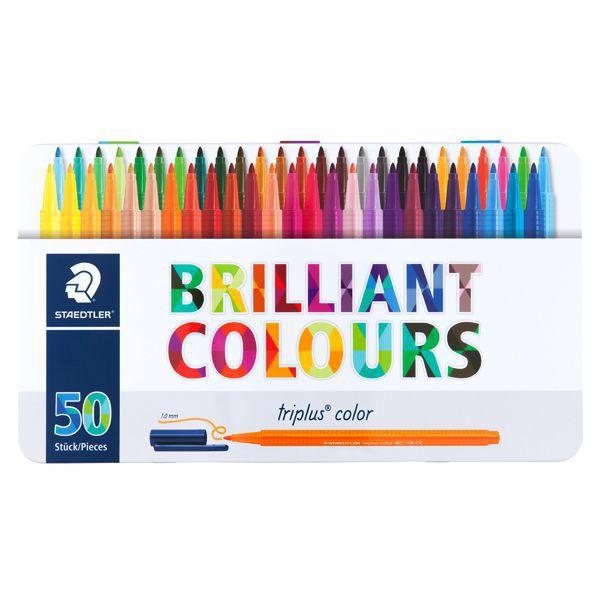 STAEDTLER（ステッドラー） ファイバーチップペン トリプラス 323 M50 50色セット