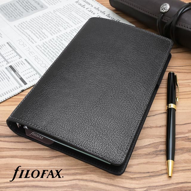 Filofax（ファイロファックス） コンパクトサイズ ヘリテージ システム手帳 ブラック 026020