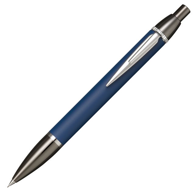 セーラー万年筆 ペンシル 0.5mm タイムタイドプラス ブラックシリーズ ブルー 21-0360-540