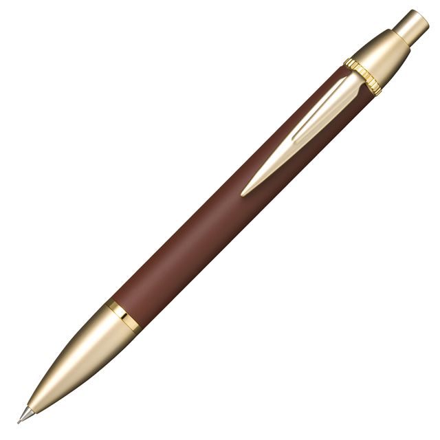 セーラー万年筆 ペンシル 0.5mm タイムタイドプラス ゴールドシリーズ ブラウン 21-0459-580