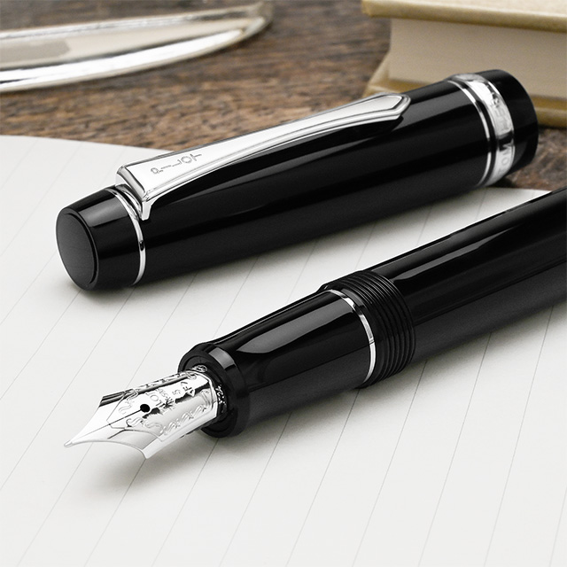 PILOT（パイロット）万年筆 カスタムヘリテイジ91 ブラック＜F/M