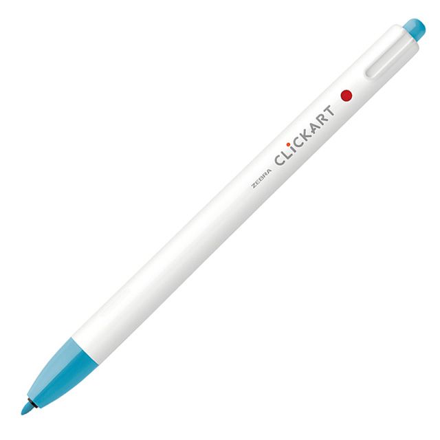 ZEBRA（ゼブラ） ノック式水性カラーペン クリッカート 12色セット ST スタンダードな色合い WYSS22-12CST