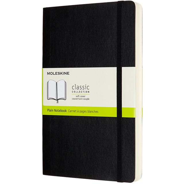 MOLESKINE（モレスキン） ノートブック ソフトカバー ラージサイズ エクスパンデッド ブラック 無地 QP618EXP 5181584