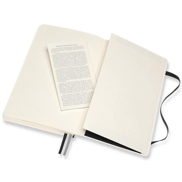 MOLESKINE（モレスキン） ノートブック ソフトカバー ラージサイズ エクスパンデッド ブラック ドット(ドット方眼) QP619EXP 5181585