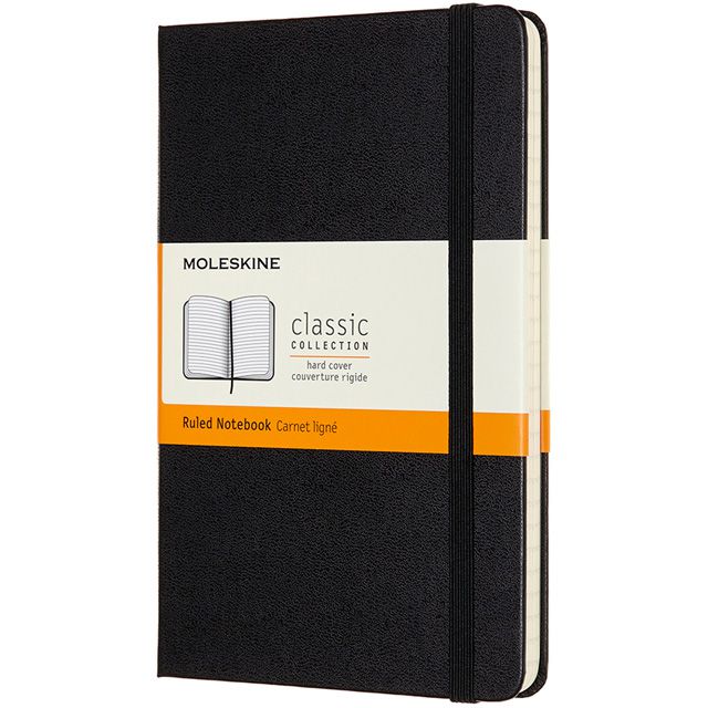 MOLESKINE（モレスキン） ノートブック クラシック ミディアムサイズ ブラック 横罫 QP050 5181590
