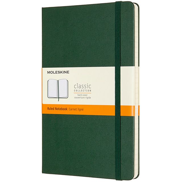 MOLESKINE（モレスキン） ノートブック マートルグリーン クラシック ラージサイズ 横罫 QP060K15 5181702