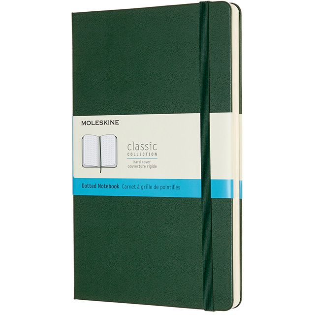 MOLESKINE（モレスキン） ノートブック マートルグリーン クラシック ラージサイズ ドット（ドット方眼） QP066K15 5181705