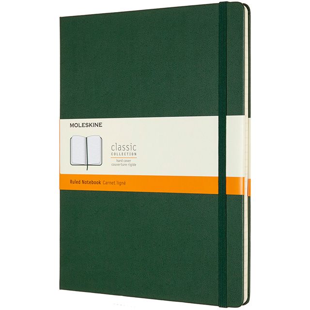 MOLESKINE（モレスキン） ノートブック マートルグリーン クラシック Xラージサイズ 横罫 QP090K15 5181706