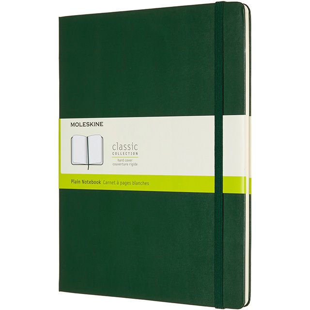 MOLESKINE（モレスキン） ノートブック マートルグリーン クラシック Xラージサイズ 無地 QP092K15 5181708