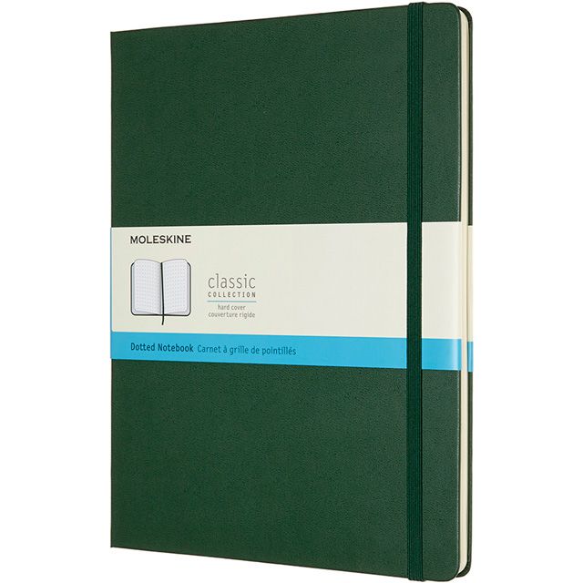 MOLESKINE（モレスキン） ノートブック マートルグリーン クラシック Xラージサイズ ドット（ドット方眼） QP093K15 5181709