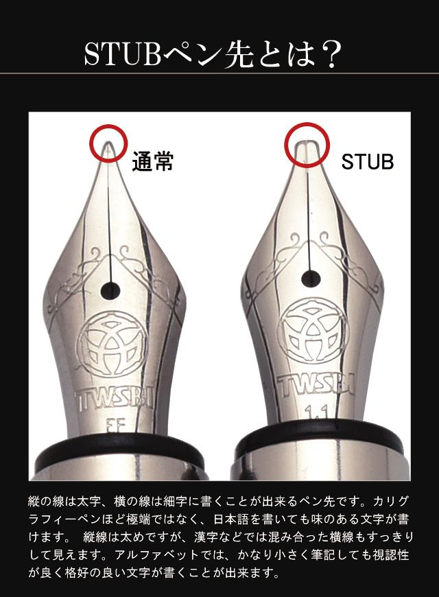 STUBペン先とは?