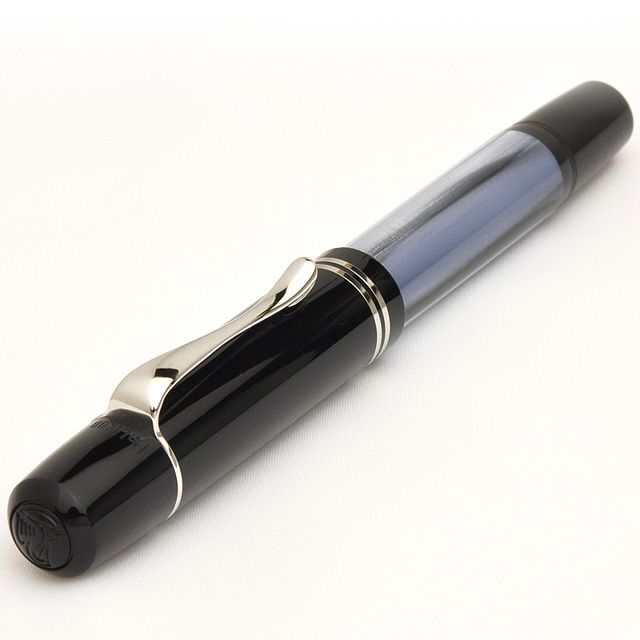 Pelikan（ペリカン）万年筆 特別生産品 M101N グレー/ブルー