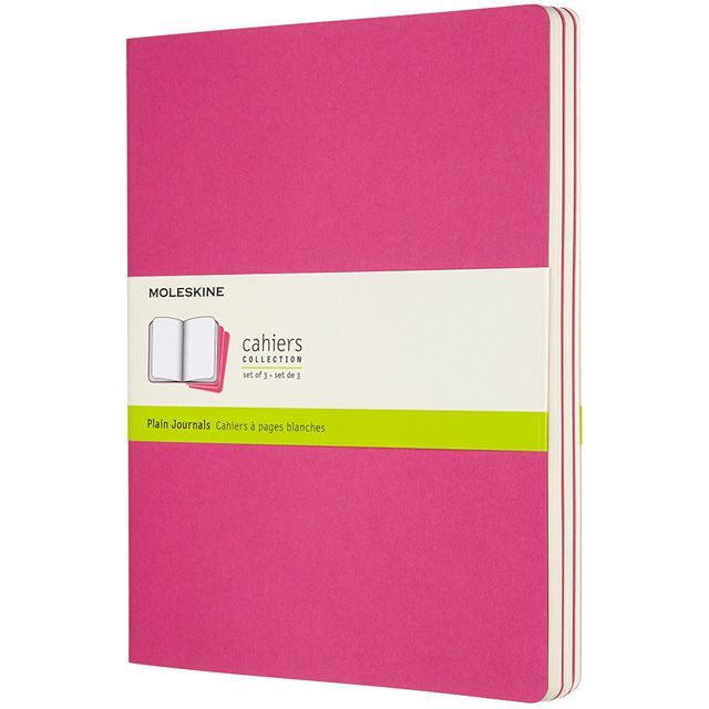 MOLESKINE（モレスキン） カイエ Xラージサイズ プレーンノート キネティックピンク 3冊セット CH023D17 5181853