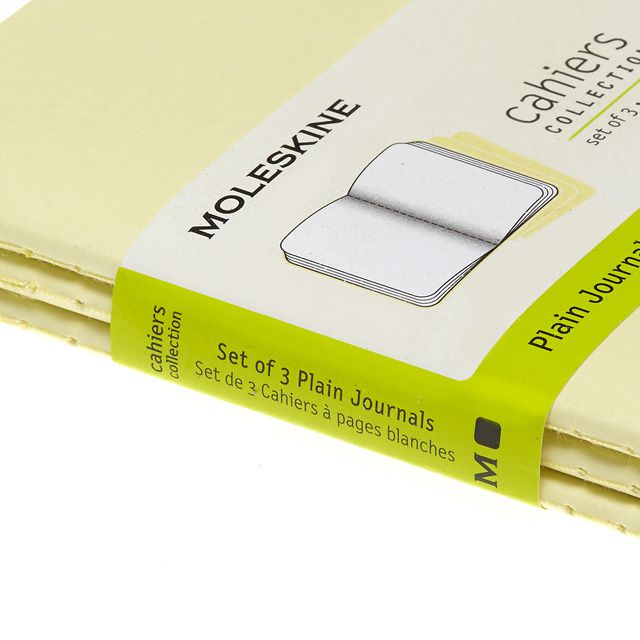 MOLESKINE（モレスキン） カイエ ポケットサイズ プレーンノート テンダーイエロー 3冊セット CH013M23 5181842