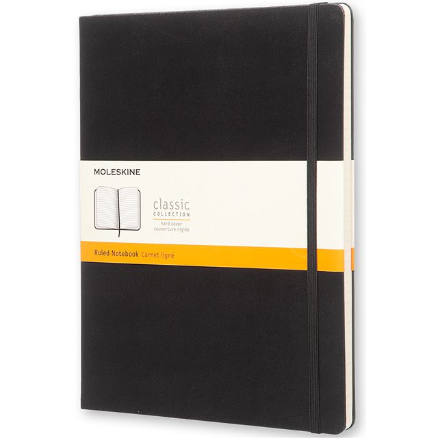 MOLESKINE（モレスキン） ノートブック クラシック Xラージサイズ ブラック 横罫 QP090 5180123