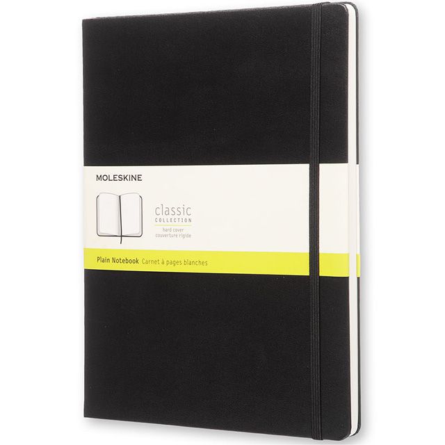 MOLESKINE（モレスキン） ノートブック クラシック Xラージサイズ ブラック 無地 QP092 5180128