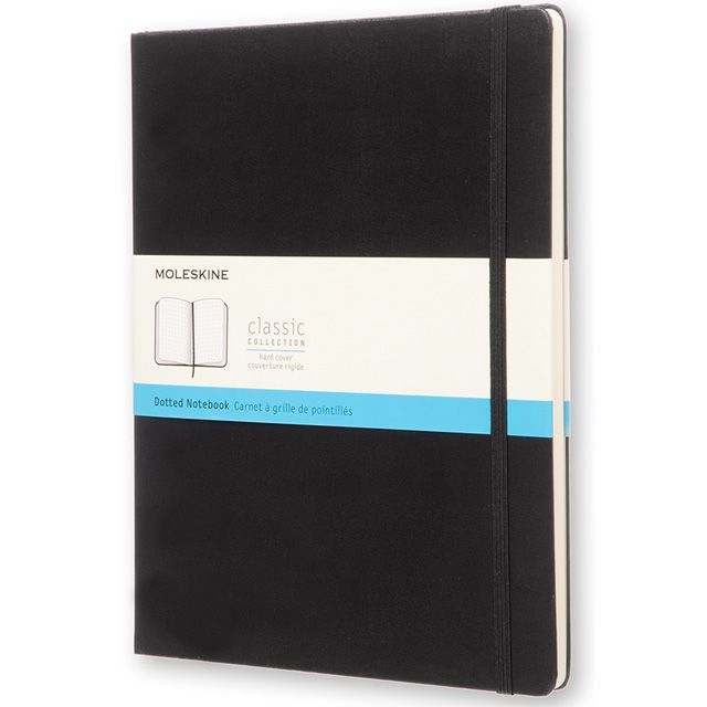 MOLESKINE（モレスキン） ノートブック クラシック Xラージサイズ ブラック ドット方眼 QP093 5180131