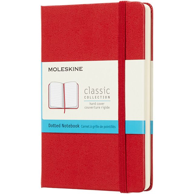 Moleskine モレスキン ノート 手帳 クラシック ポケットサイズ スカーレットレッド ドット ドット方眼 世界の筆記具ペンハウス