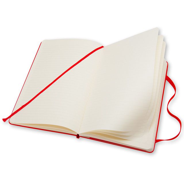 MOLESKINE（モレスキン） ノートブック スカーレットレッド クラシック ラージサイズ 横罫 QP060R 5180111