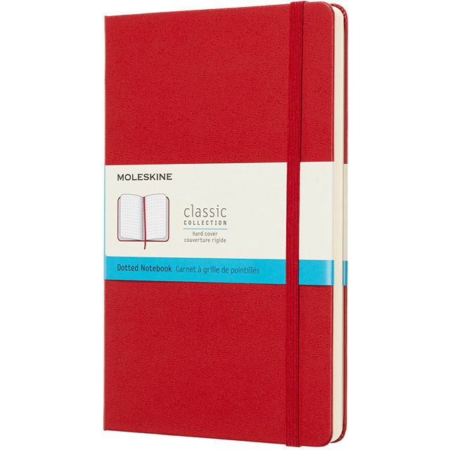 MOLESKINE（モレスキン） ノートブック スカーレットレッド クラシック ラージサイズ ドット（ドット方眼） QP066F2 5180332