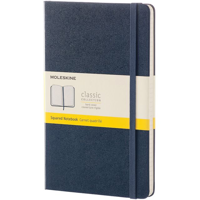 MOLESKINE（モレスキン） ノートブック サファイアブルー クラシック ラージサイズ 方眼 QP061B20 5180114