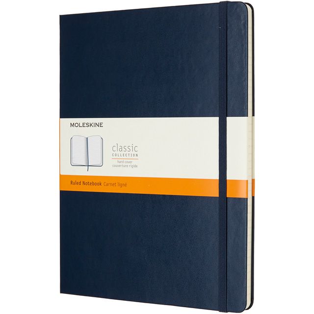 MOLESKINE（モレスキン） ノートブック サファイアブルー クラシック Xラージサイズ 横罫 QP090B20 5180124