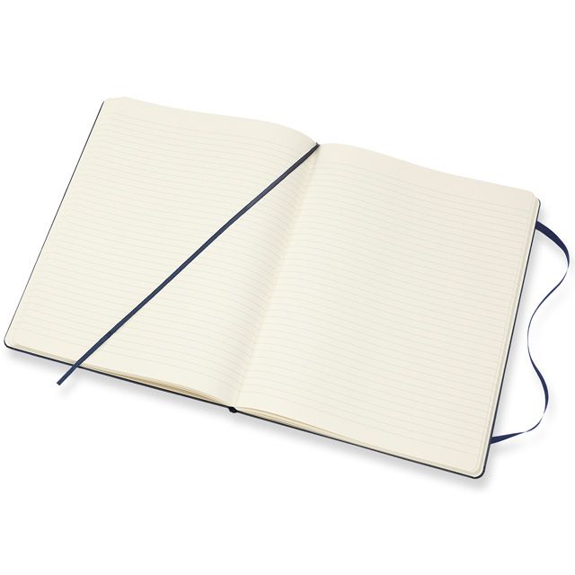 MOLESKINE（モレスキン） ノートブック サファイアブルー クラシック Xラージサイズ 横罫 QP090B20 5180124