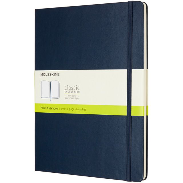 MOLESKINE（モレスキン） ノートブック サファイアブルー クラシック Xラージサイズ 無地 QP092B20 5180129