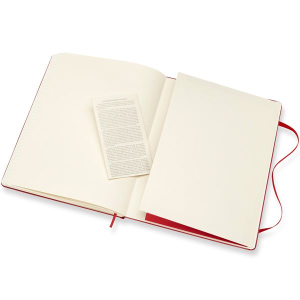 MOLESKINE（モレスキン） ノートブック スカーレットレッド クラシック Xラージサイズ 横罫 QP090F2 5180125