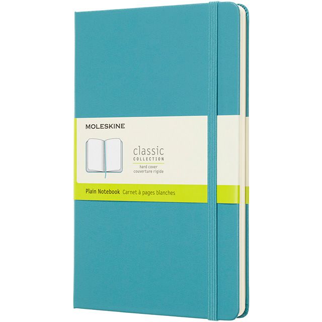 MOLESKINE（モレスキン） ノートブック リーフブルー クラシック ラージサイズ 無地 QP062B35 5180314