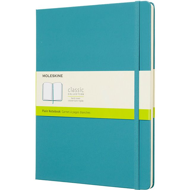 MOLESKINE（モレスキン） ノートブック リーフブルー クラシック Xラージサイズ 無地 QP092B35 5180316