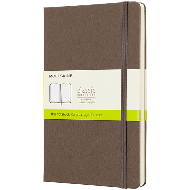 MOLESKINE（モレスキン） ノートブック アースブラウン クラシック ラージサイズ 無地 QP062P14 5180320