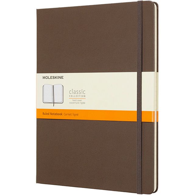 MOLESKINE（モレスキン） ノートブック アースブラウン クラシック Xラージサイズ 横罫 QP090P14 5180321