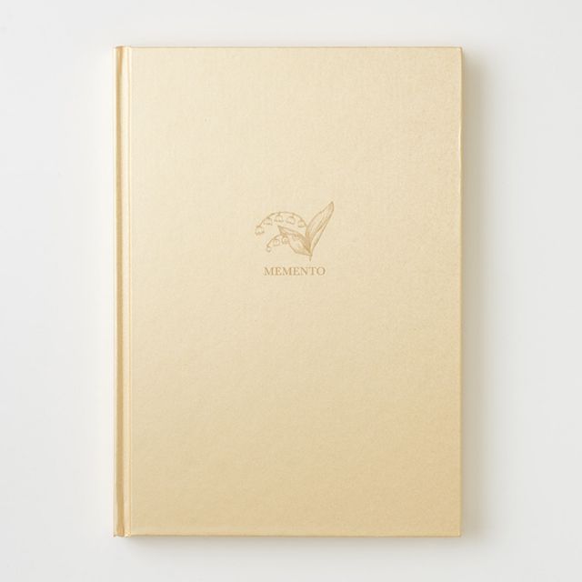 sutta（スッタ） ノートブック MEMENTO_Notebook ベージュゴールド