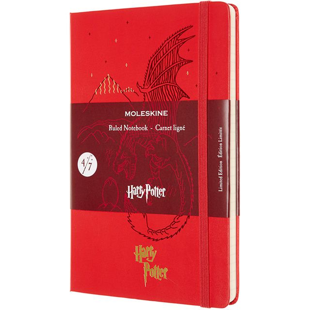 MOLESKINE（モレスキン） ノートブック 限定版 ハリーポッター ラージサイズ レッド 横罫 LEHP02QP060D 5182133