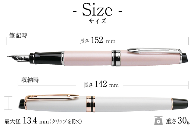 WATERMAN ウォーターマン 万年筆 エキスパート エッセンシャル 18金